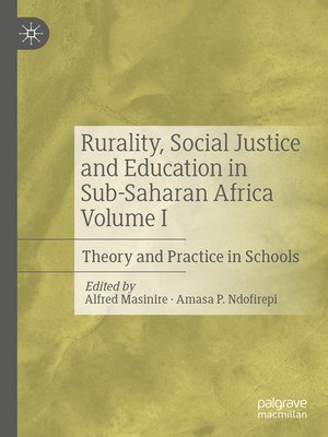 cover image of Rurality, Social Justice and Education in Sub-Saharan Africa Volume I